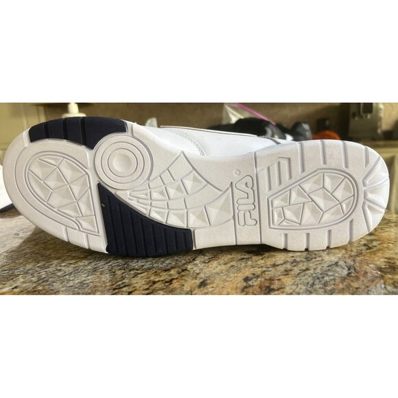 Fila Mens White Lace-Up Athletic Sneakers - Picture 4 of 6